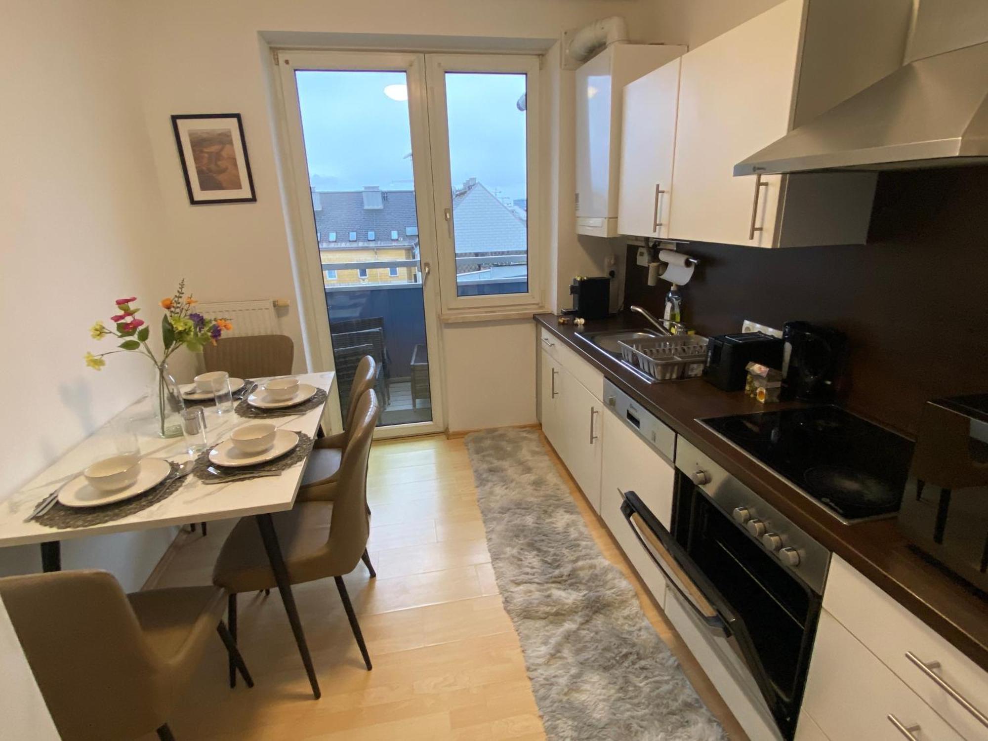 Moderne Wohnung Naehe Hauptbahnhof Linz Exteriör bild